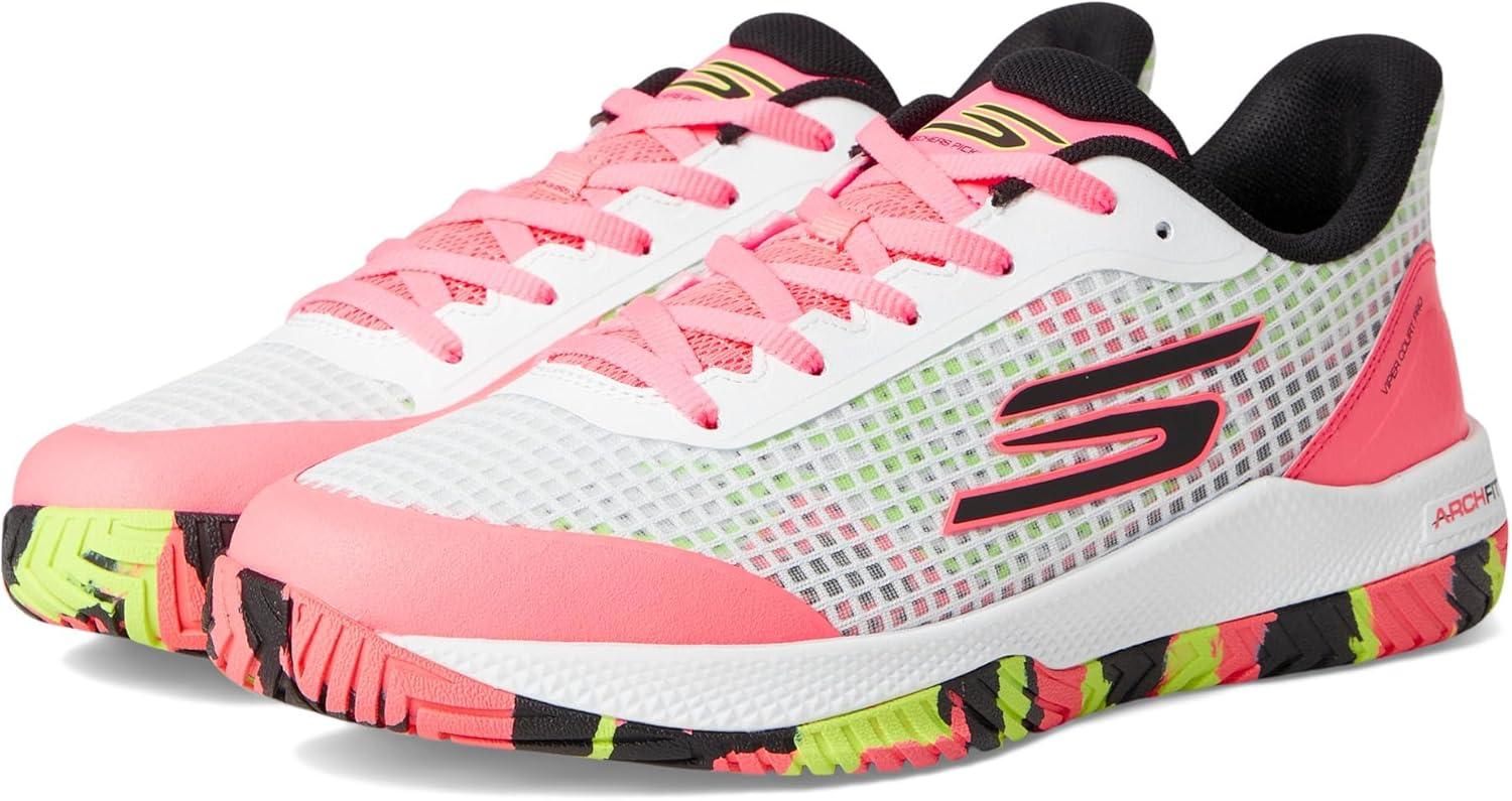 imageSkechers Womens Viper Court Pro Pickleball SneakerWhiteMulti
