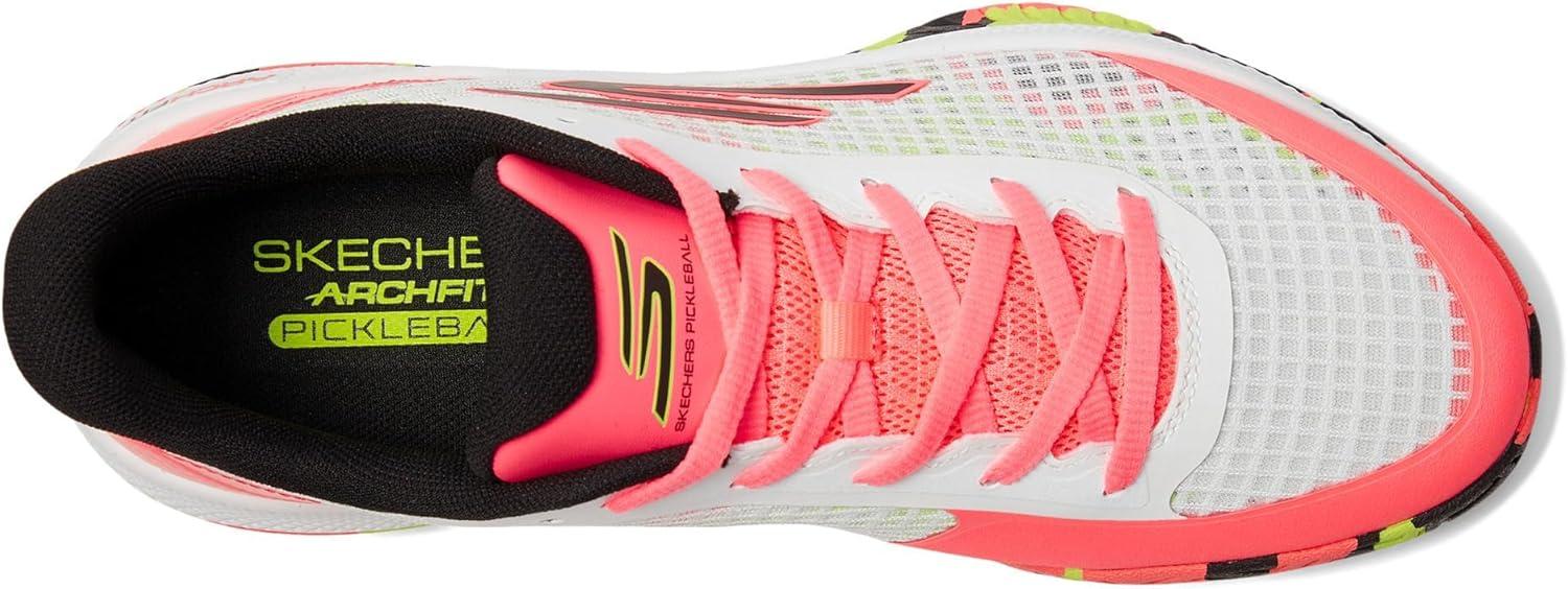 imageSkechers Womens Viper Court Pro Pickleball SneakerWhiteMulti