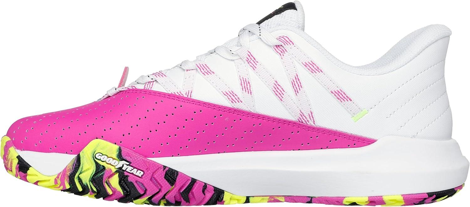 imageSkechers Womens Viper Court Rally Pickleball SneakerHot PinkBlack
