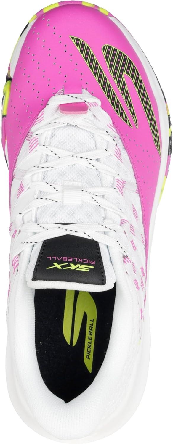 imageSkechers Womens Viper Court Rally Pickleball SneakerHot PinkBlack