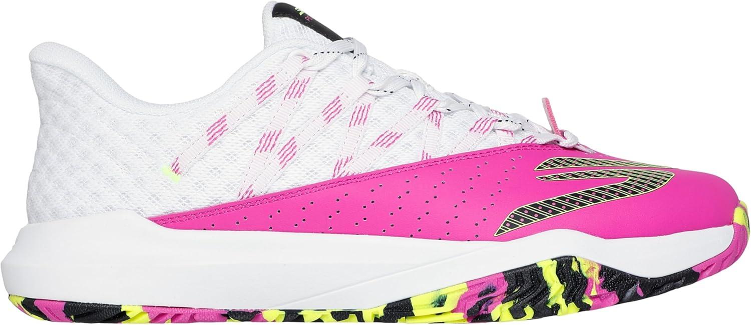 imageSkechers Womens Viper Court Rally Pickleball SneakerHot PinkBlack
