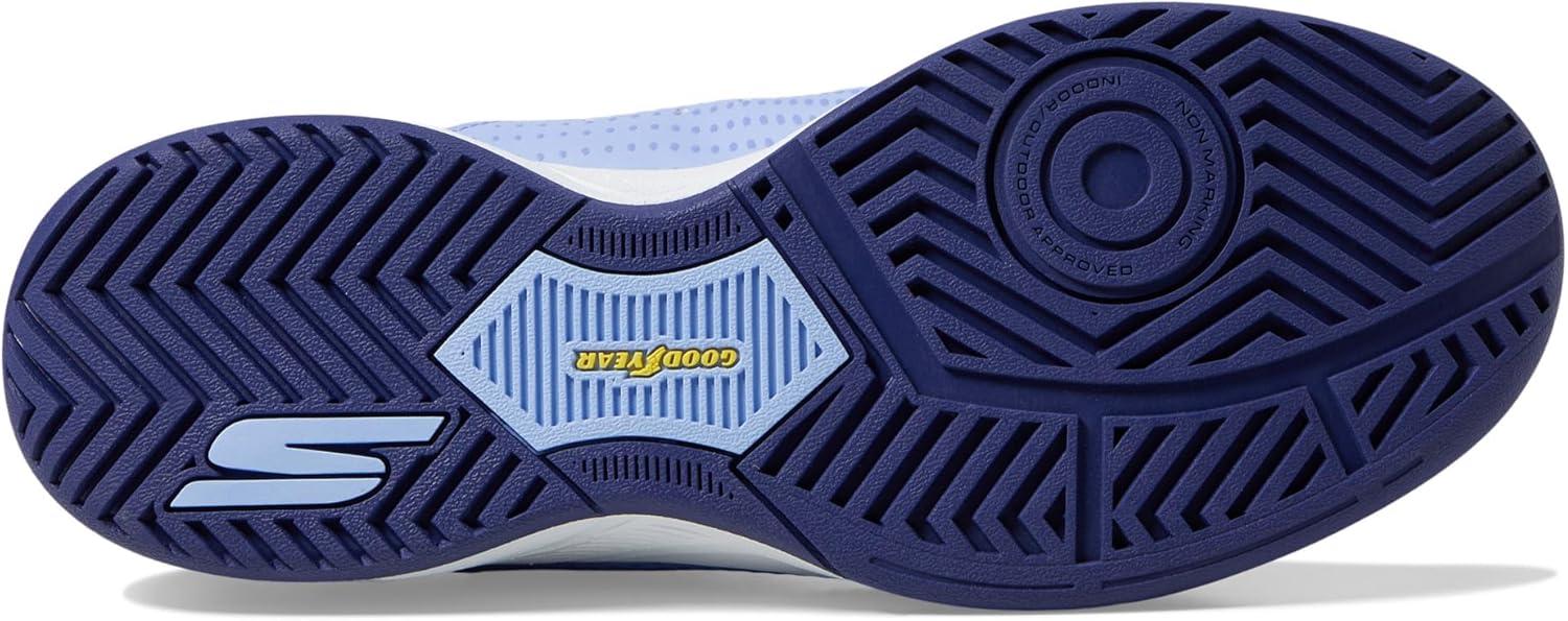 imageSkechers Womens Viper Court Reload Hands Free SlipIns SneakerBlueWhite