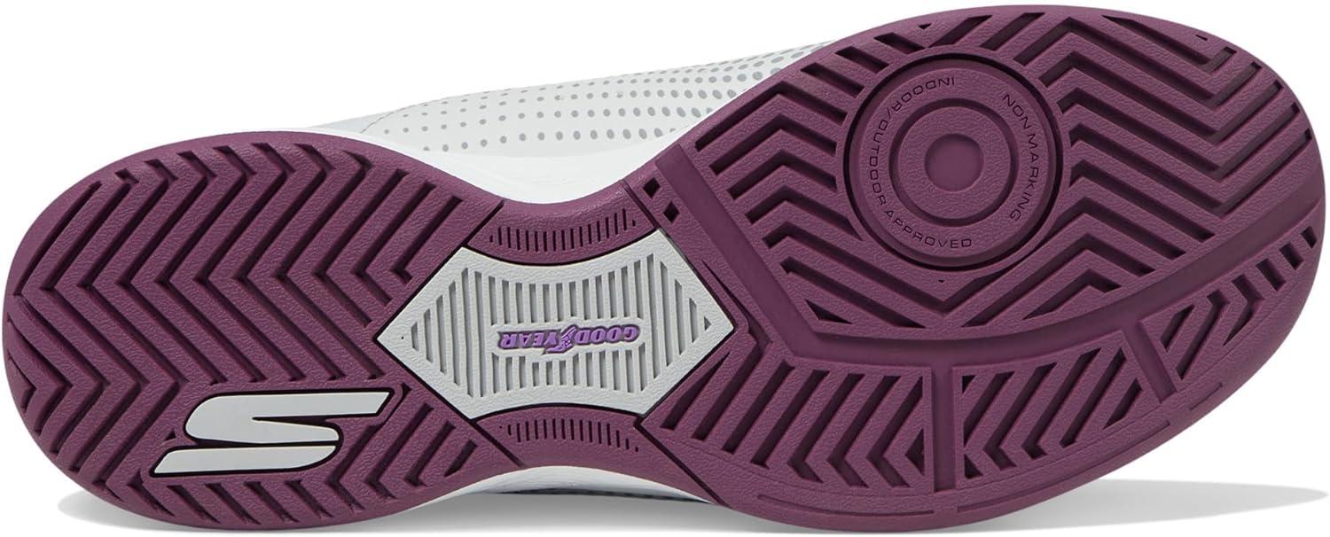imageSkechers Womens Viper Court Reload Hands Free SlipIns SneakerGrayPurple