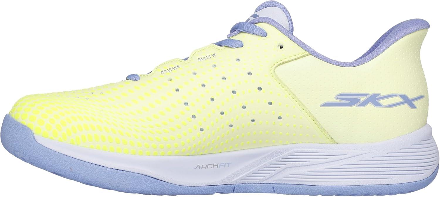 imageSkechers Womens Viper Court Reload Hands Free SlipIns SneakerLime