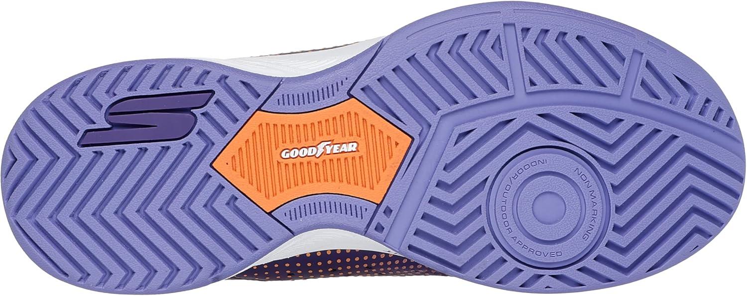 imageSkechers Womens Viper Court Reload Hands Free SlipIns SneakerPurpleCoral