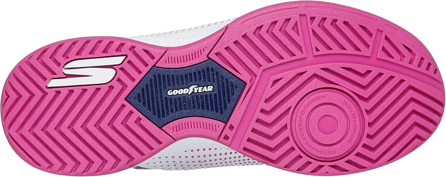 imageSkechers Womens Viper Court Reload Hands Free SlipIns SneakerWhiteNavyPink
