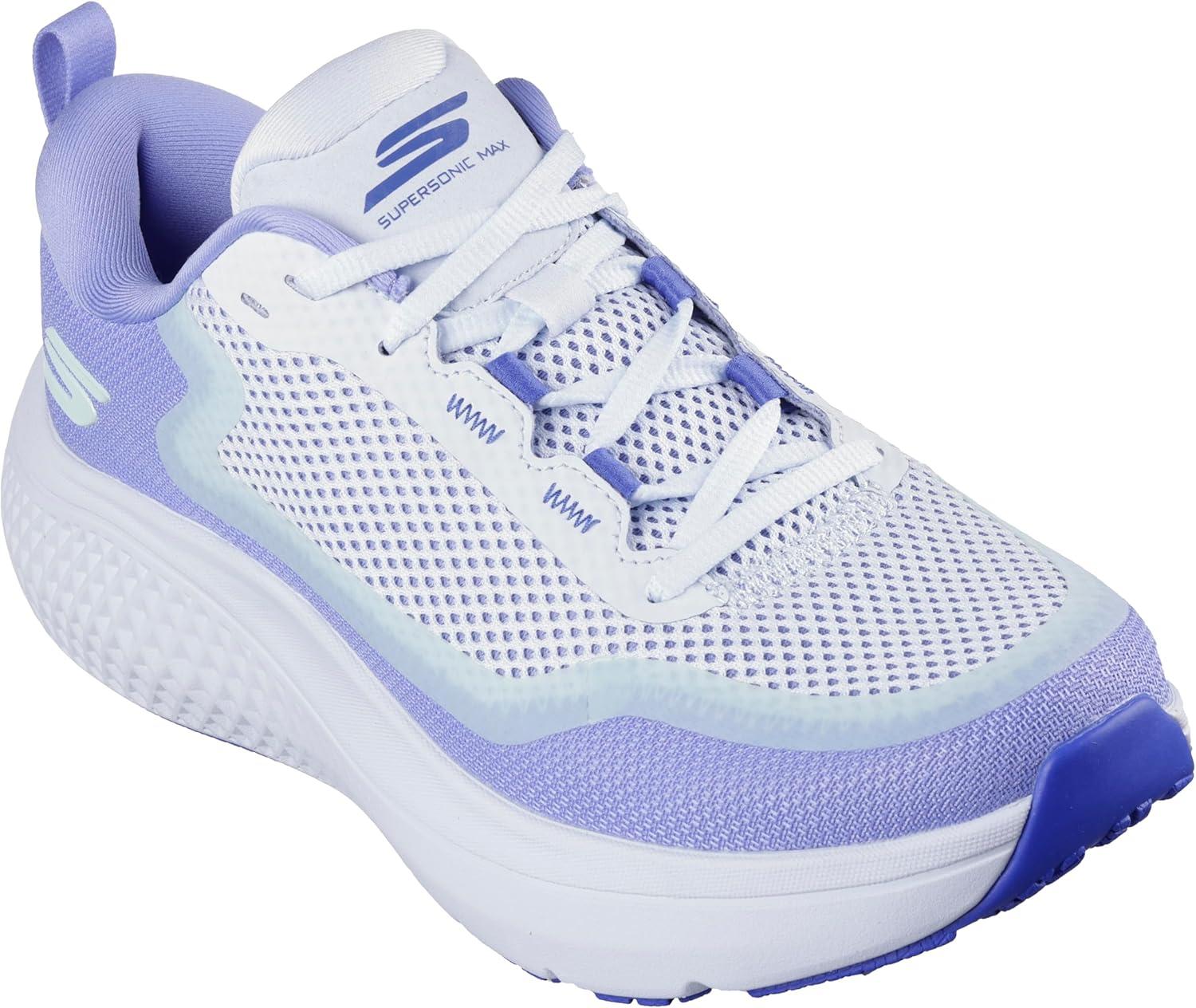 imageSkechers Womens Womens Go Run Supersonic Max SneakerLavenderAqua