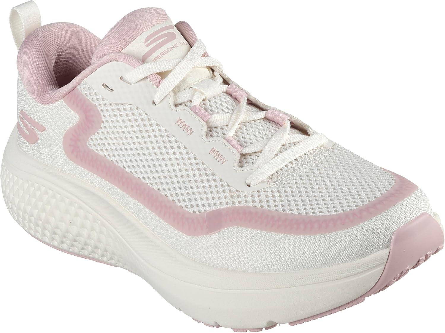 imageSkechers Womens Womens Go Run Supersonic Max SneakerNaturalPink