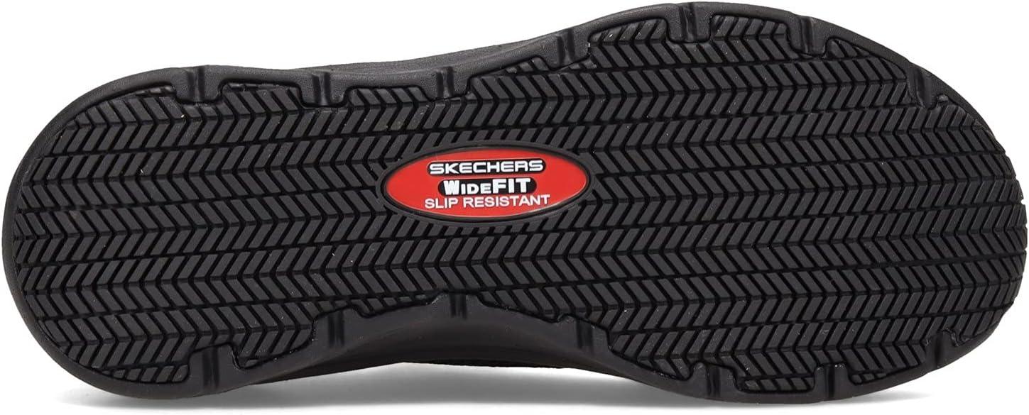 imageSkechers Womens Work Relaxed Fit Dlux Walker Sr Ozema Slipon SneakersBlack