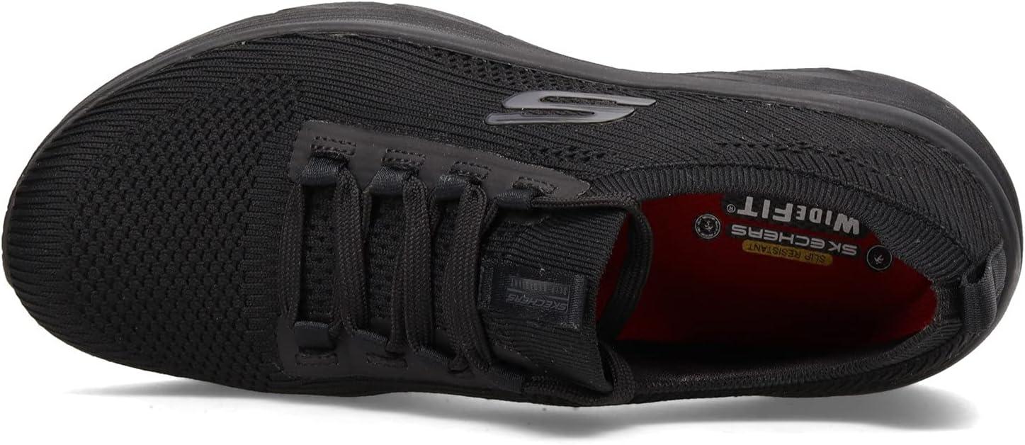 imageSkechers Womens Work Relaxed Fit Dlux Walker Sr Ozema Slipon SneakersBlack
