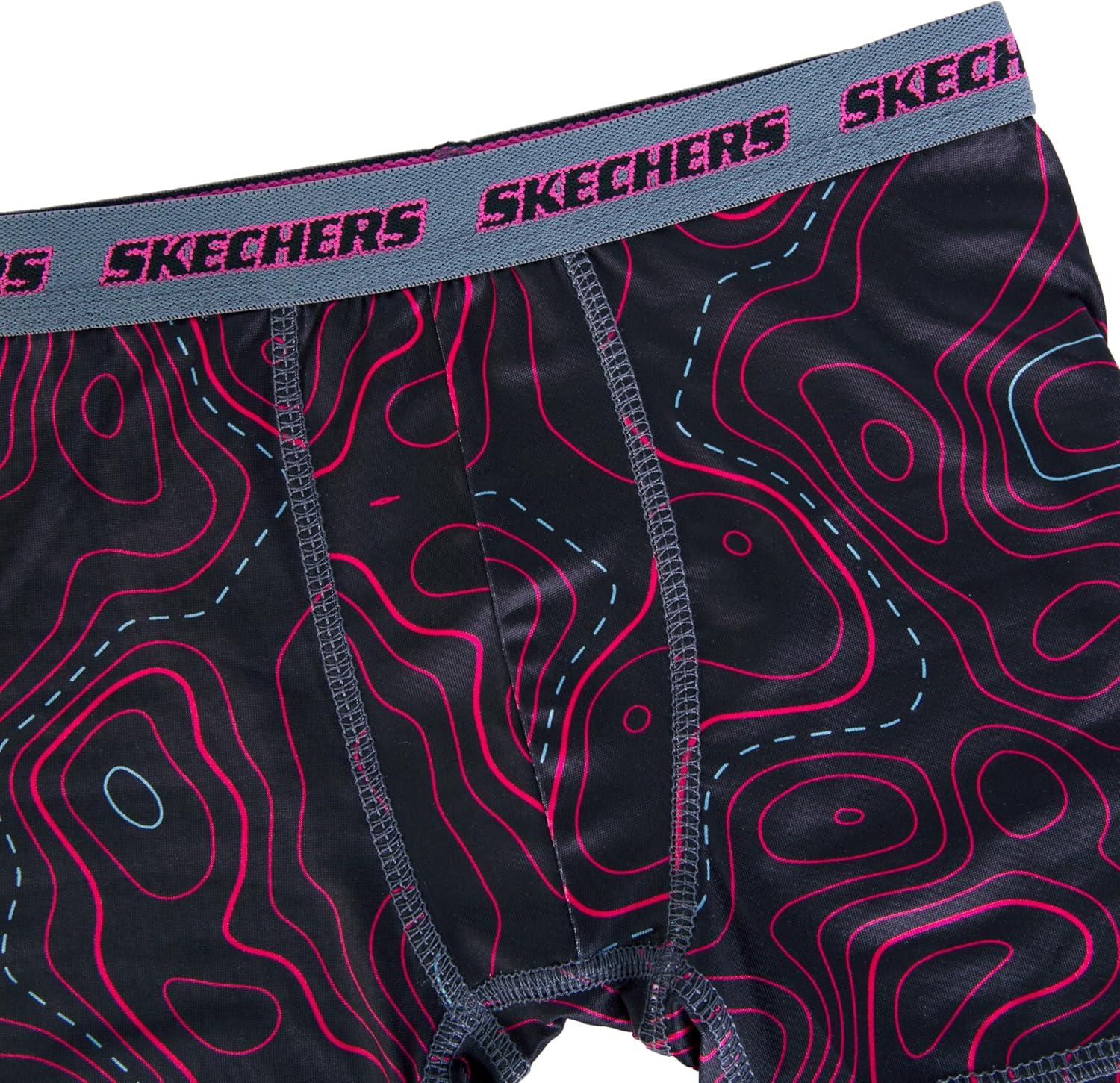 imageSkechers boys Amazon Exclusive 8pk Athletic Boxer Briefs With Unique Prints in Sizes 23t 4 6 8 and 108pack Gaming Bxrbr