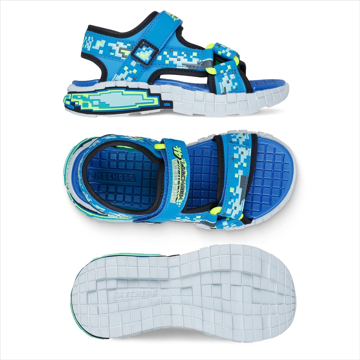 imageSkechers boys Megasplash 4kBlackBlueLime