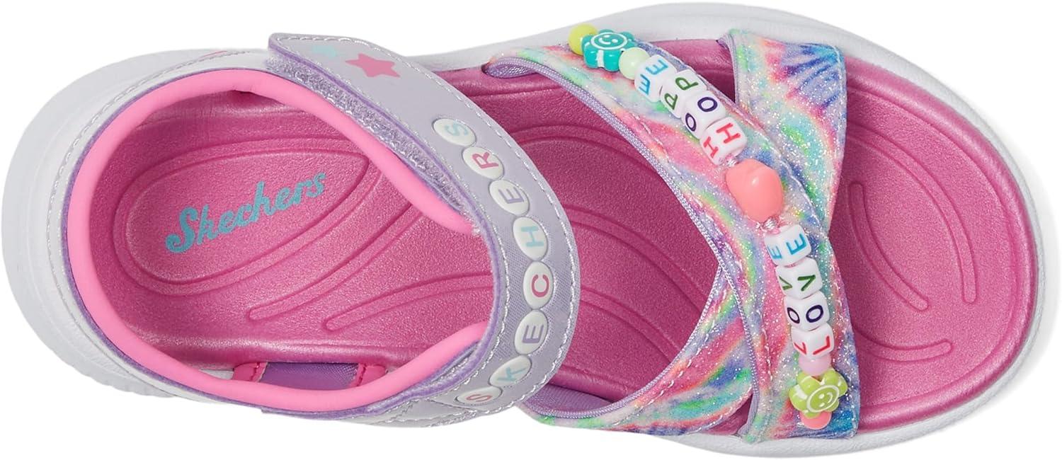 imageSkechers girls Jumpsters Sandaltie Dye BffsLavenderMulti