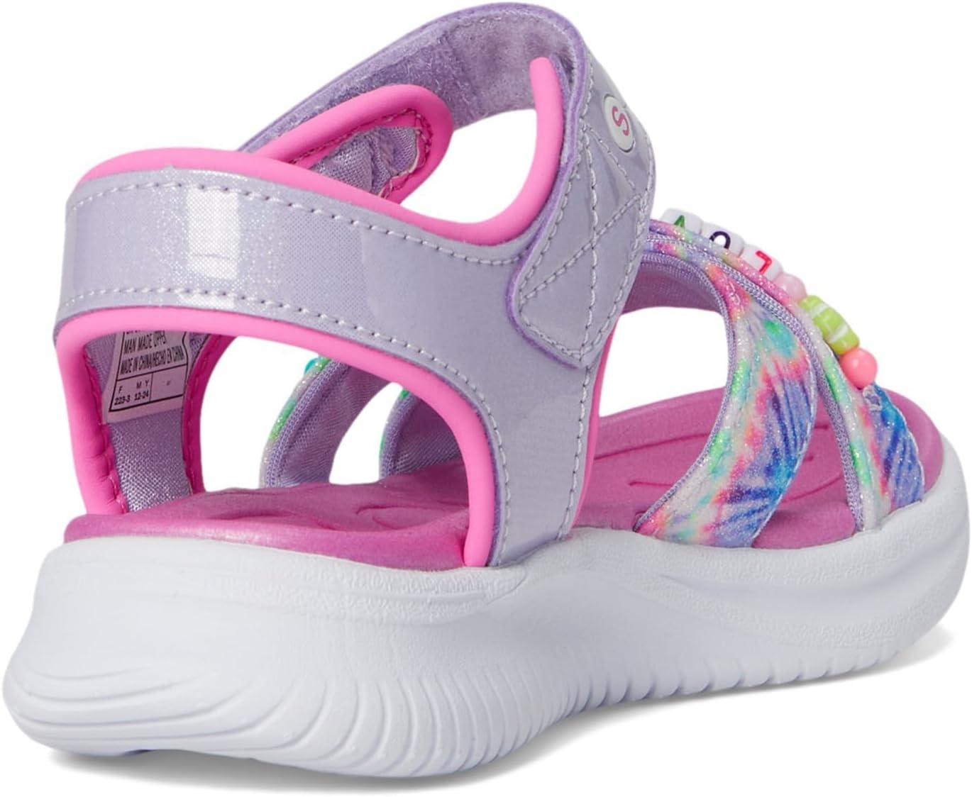imageSkechers girls Jumpsters Sandaltie Dye BffsLavenderMulti