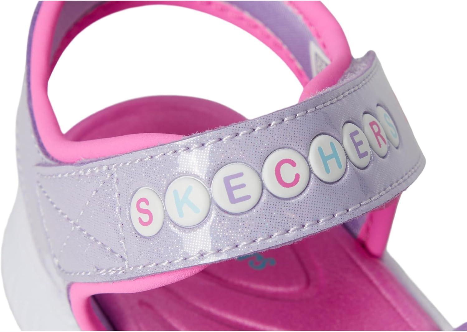 imageSkechers girls Jumpsters Sandaltie Dye BffsLavenderMulti