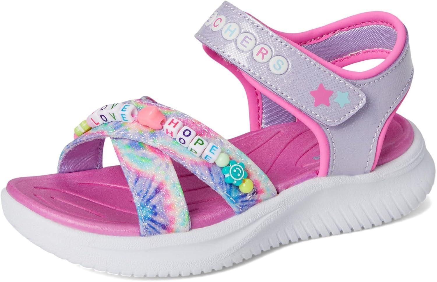imageSkechers girls Jumpsters Sandaltie Dye BffsLavenderMulti