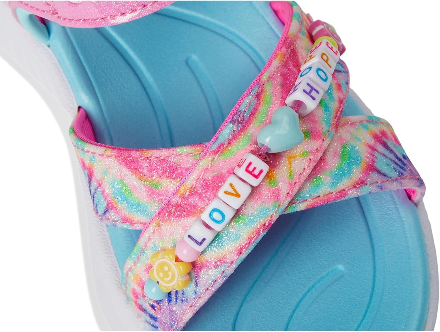 imageSkechers girls Jumpsters Sandaltie Dye BffsPinkMulti