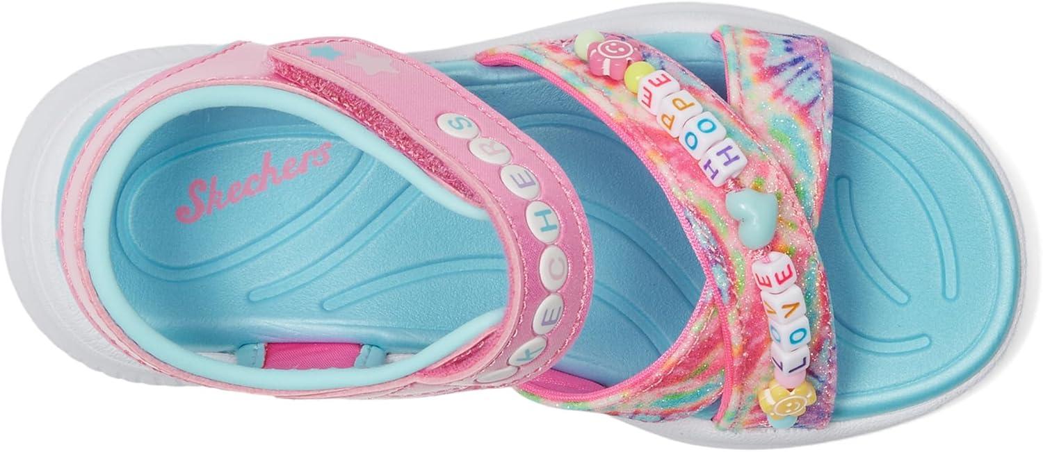imageSkechers girls Jumpsters Sandaltie Dye BffsPinkMulti