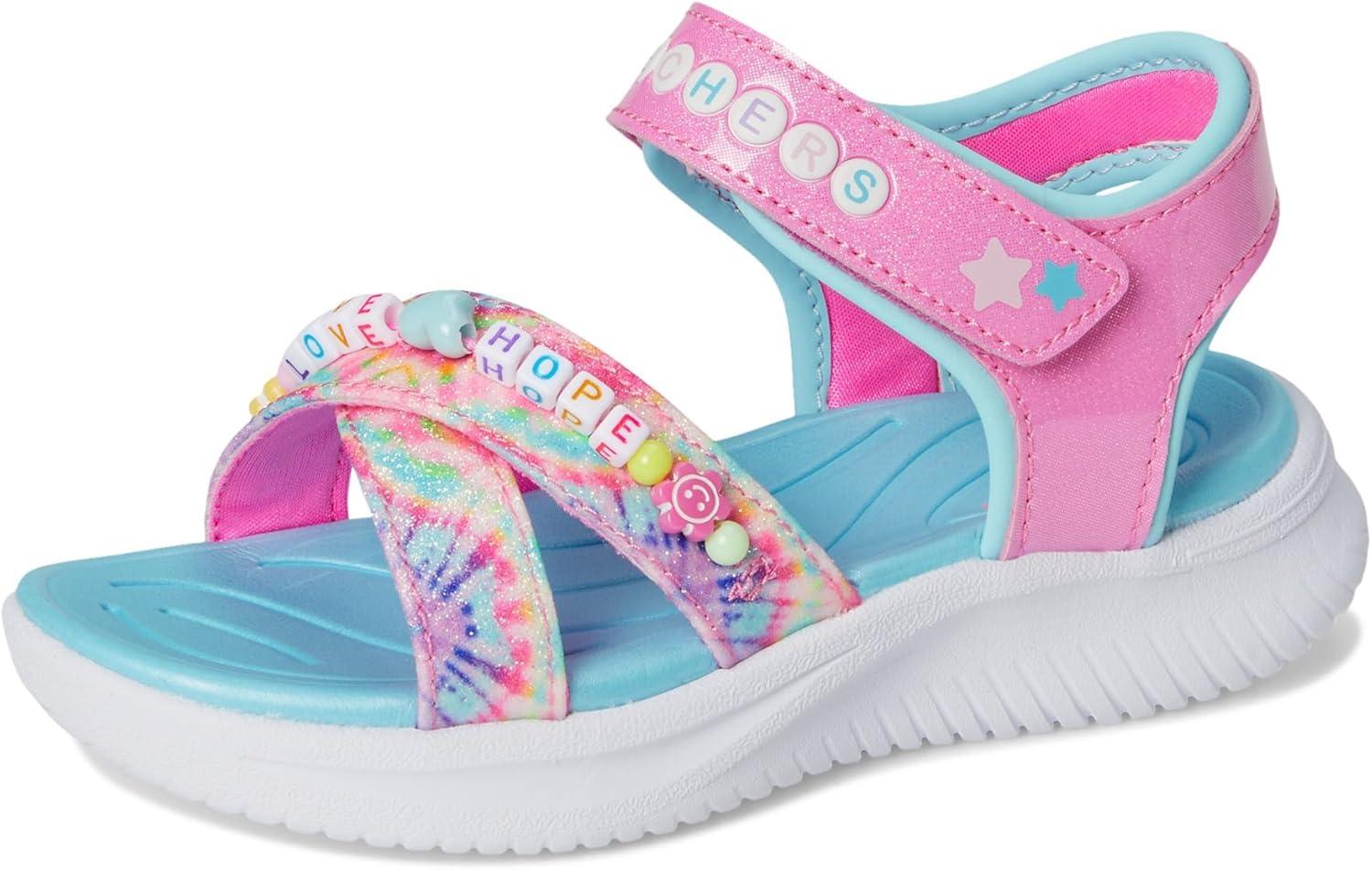 imageSkechers girls Jumpsters Sandaltie Dye BffsPinkMulti