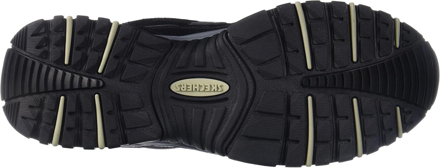 imageSkechers mens Energy Afterburn Shoes LaceUp Sneaker BlackGrey 16 Wide