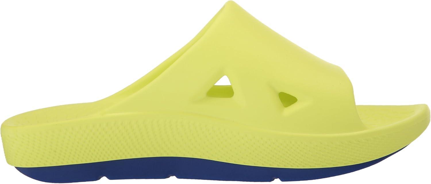 imageSkechers mens Go Recover Refresh Mens Dual Density Arch Fit Slide SandalsYellowBlue