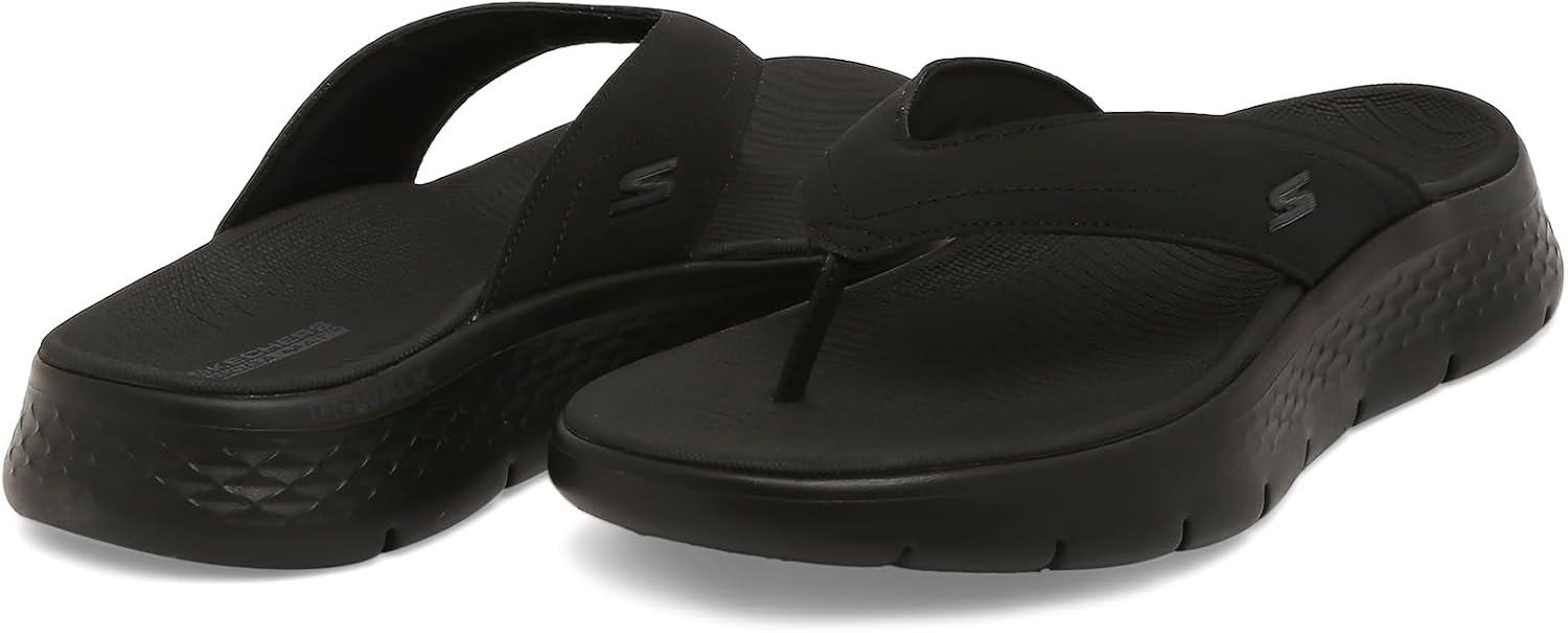imageSkechers mens Go Walk Flex Sandal VallejoSandalBlackBlack