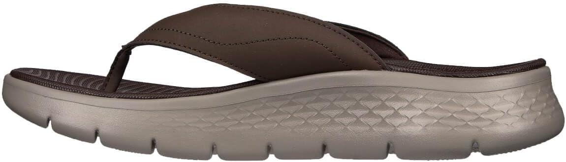 imageSkechers mens Go Walk Flex Sandal VallejoSandalChocolate