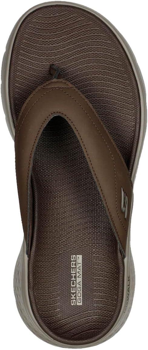 imageSkechers mens Go Walk Flex Sandal VallejoSandalChocolate