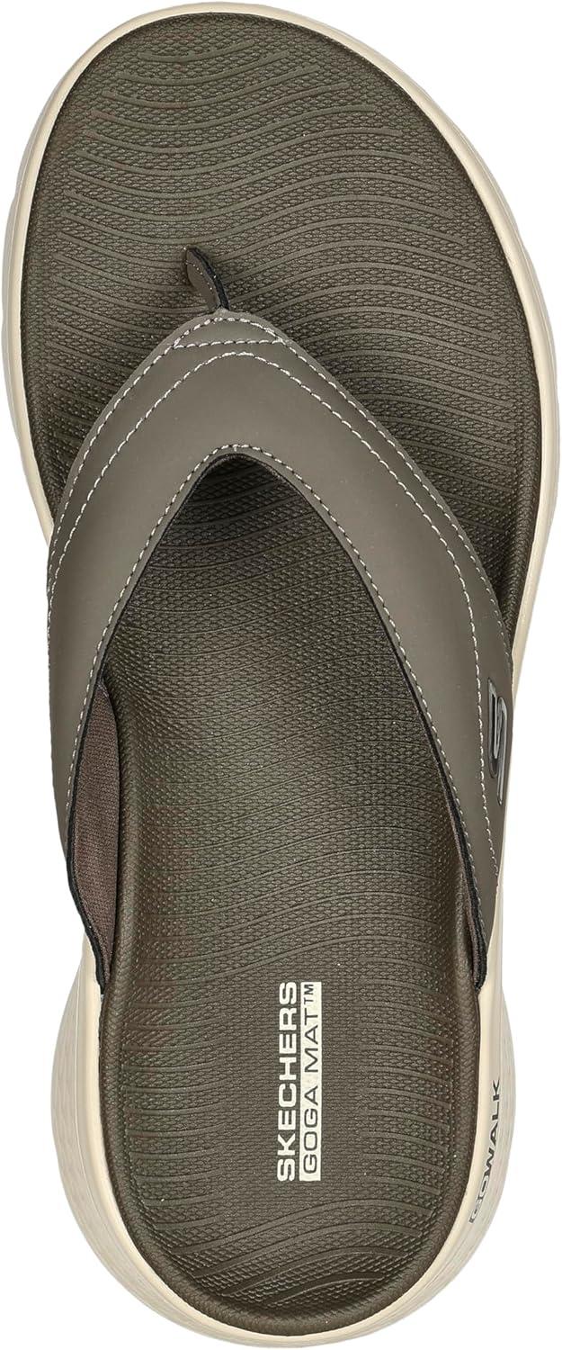imageSkechers mens Go Walk Flex Sandal VallejoSandalTaupeMulti