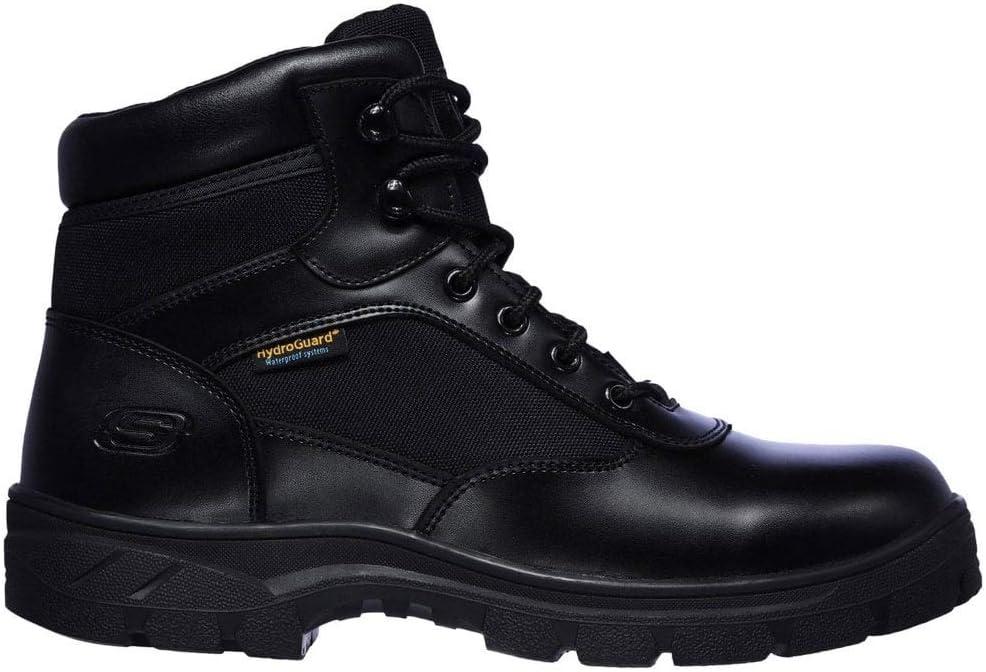 imageSkechers mens New Wascana BenenMilitary and Tactical BootBlack Leather W Textile