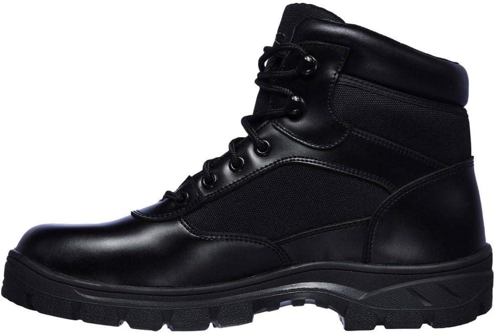 imageSkechers mens New Wascana BenenMilitary and Tactical BootBlack Leather W Textile