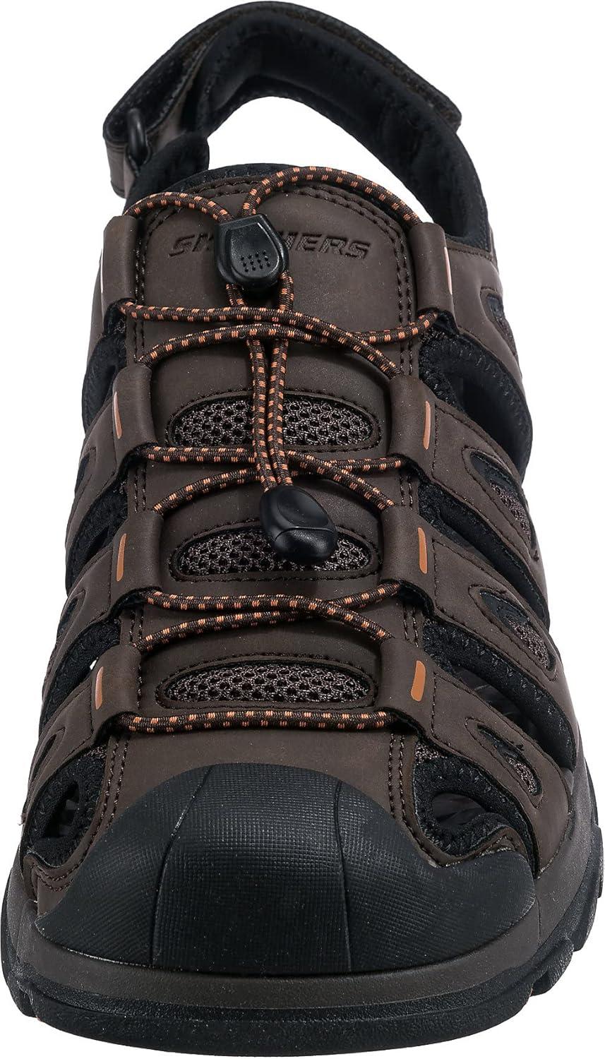 imageSkechers mens Tresmen Outseen Slip on CanvasSkechers Mens Tresmen Outseen SlipOn Canvas Fisherman SandalGrey