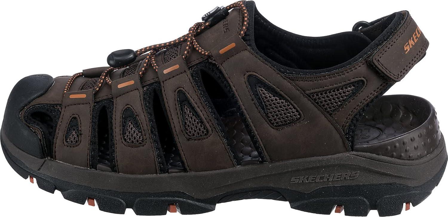 imageSkechers mens Tresmen Outseen Slip on CanvasSkechers Mens Tresmen Outseen SlipOn Canvas Fisherman SandalGrey