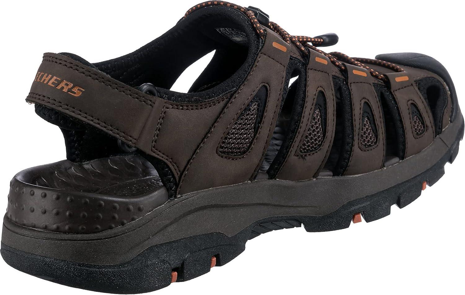 imageSkechers mens Tresmen Outseen Slip on CanvasSkechers Mens Tresmen Outseen SlipOn Canvas Fisherman SandalGrey