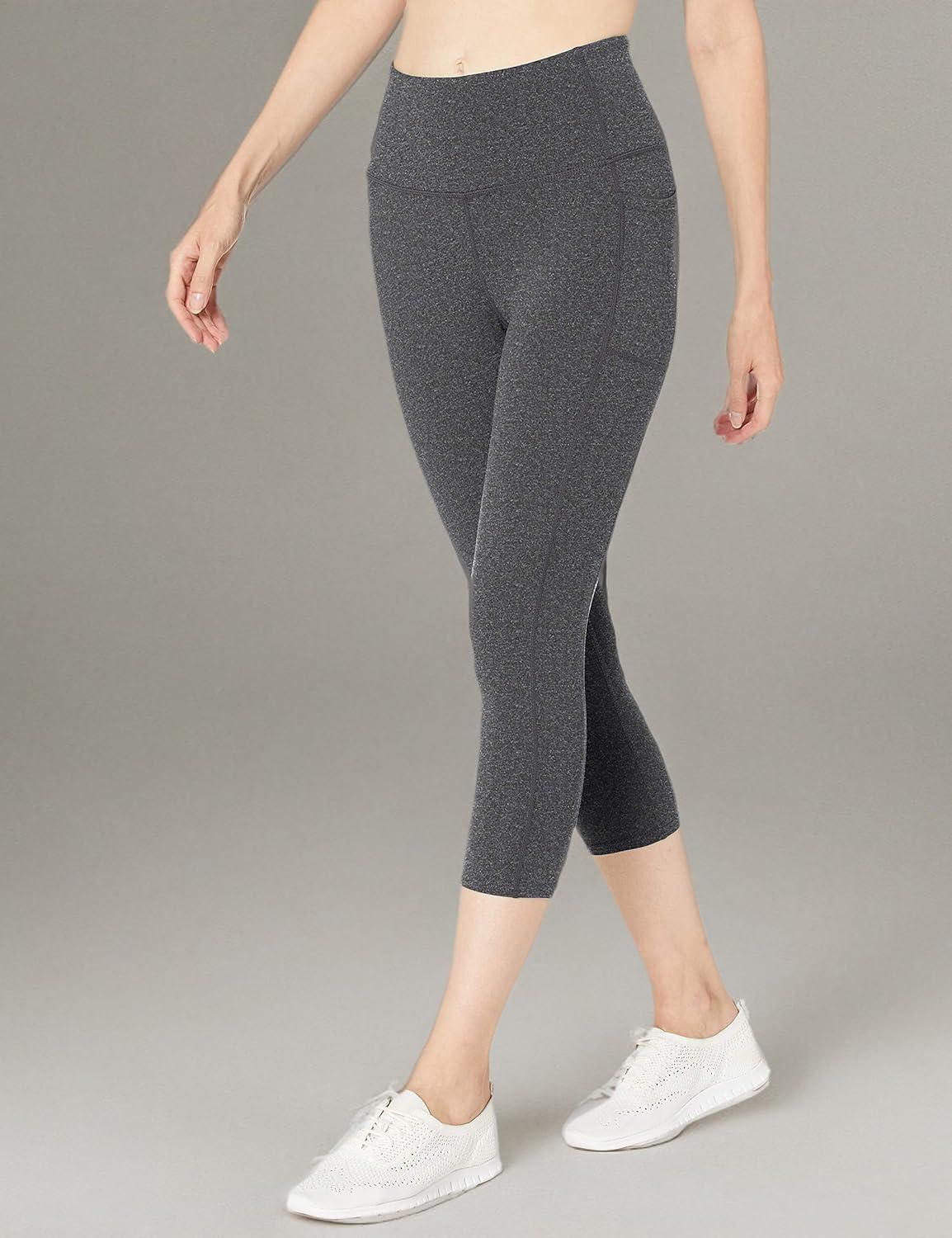 imageSkechers womens Go Walk High Waisted Mid Calf LeggingHeathered Gray