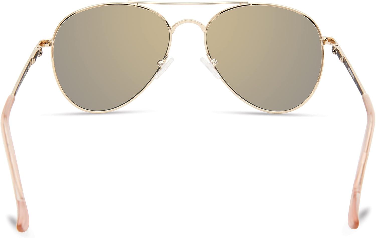 imageSkechers womens Sea6166 Pilot SunglassesGold