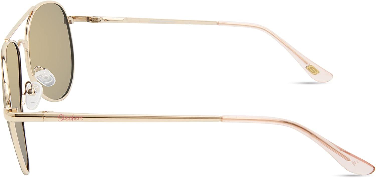 imageSkechers womens Sea6166 Pilot SunglassesGold