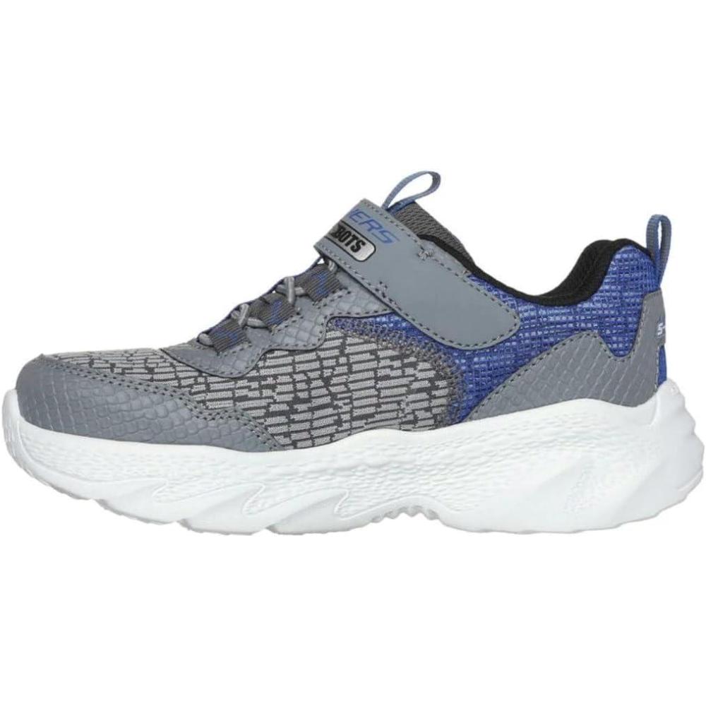imageSKECHERS Boys MeteorLightskrendoCharcoalBlue