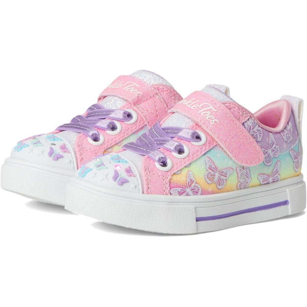 imageSKECHERS Girls Twinkle SparksOmbre FlutterLink PinkMulti