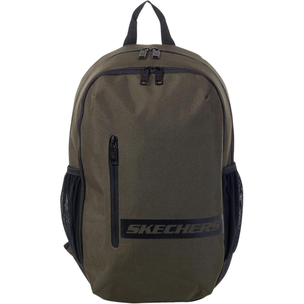 imageSkechers 365 Athletic Travel Backpack for Women ampamp Men  College Backpack Multipurpose Back Pack Black ampamp WhiteOlive