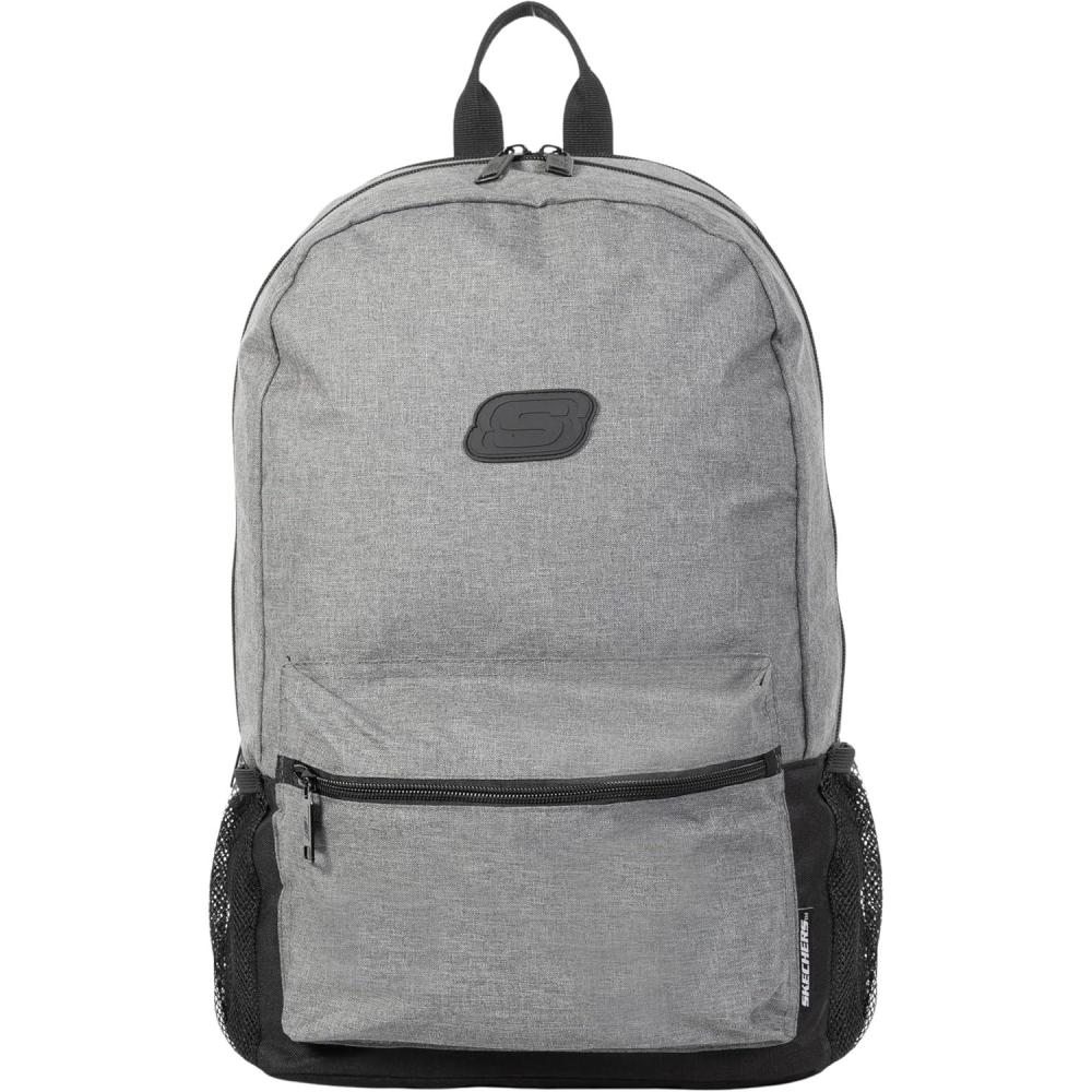 imageSkechers 365 Essential Travel Backpack for Women ampamp Men College Backpack Laptop Bag Multipurpose Back Pack ampamp Book Bag Black ampamp WhiteGrey