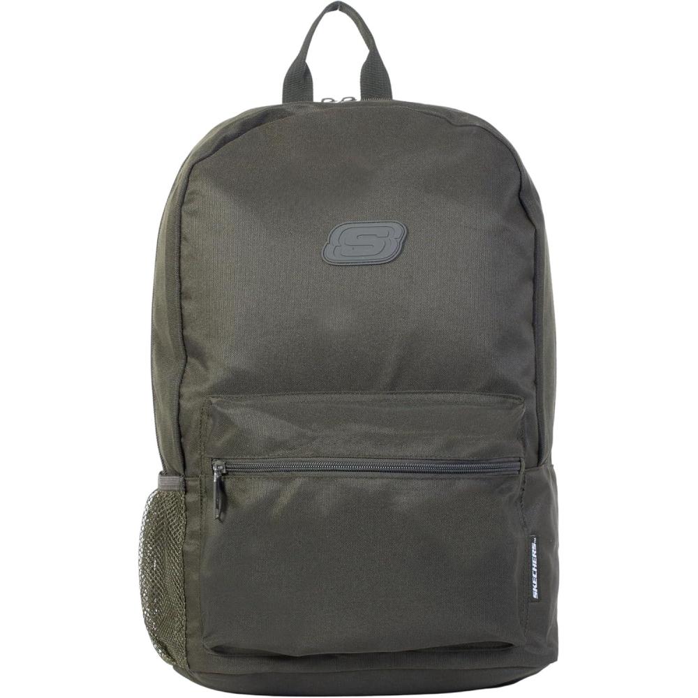 imageSkechers 365 Essential Travel Backpack for Women ampamp Men College Backpack Laptop Bag Multipurpose Back Pack ampamp Book Bag Black ampamp WhiteOlive