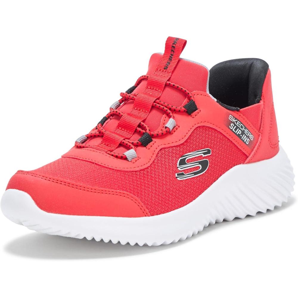 imageSkechers Boys Bounder BriskBurstRedBlack