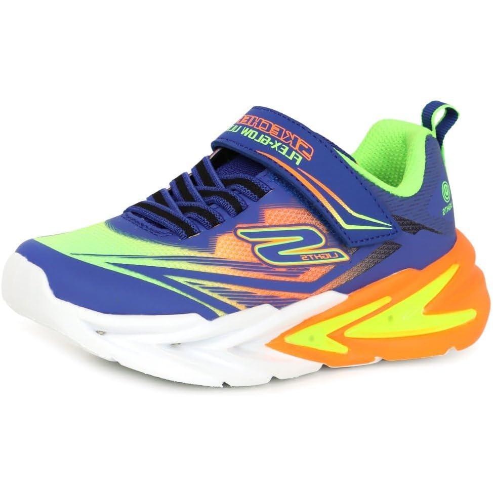 imageSkechers Boys FlexGlow UltraBlueMulti