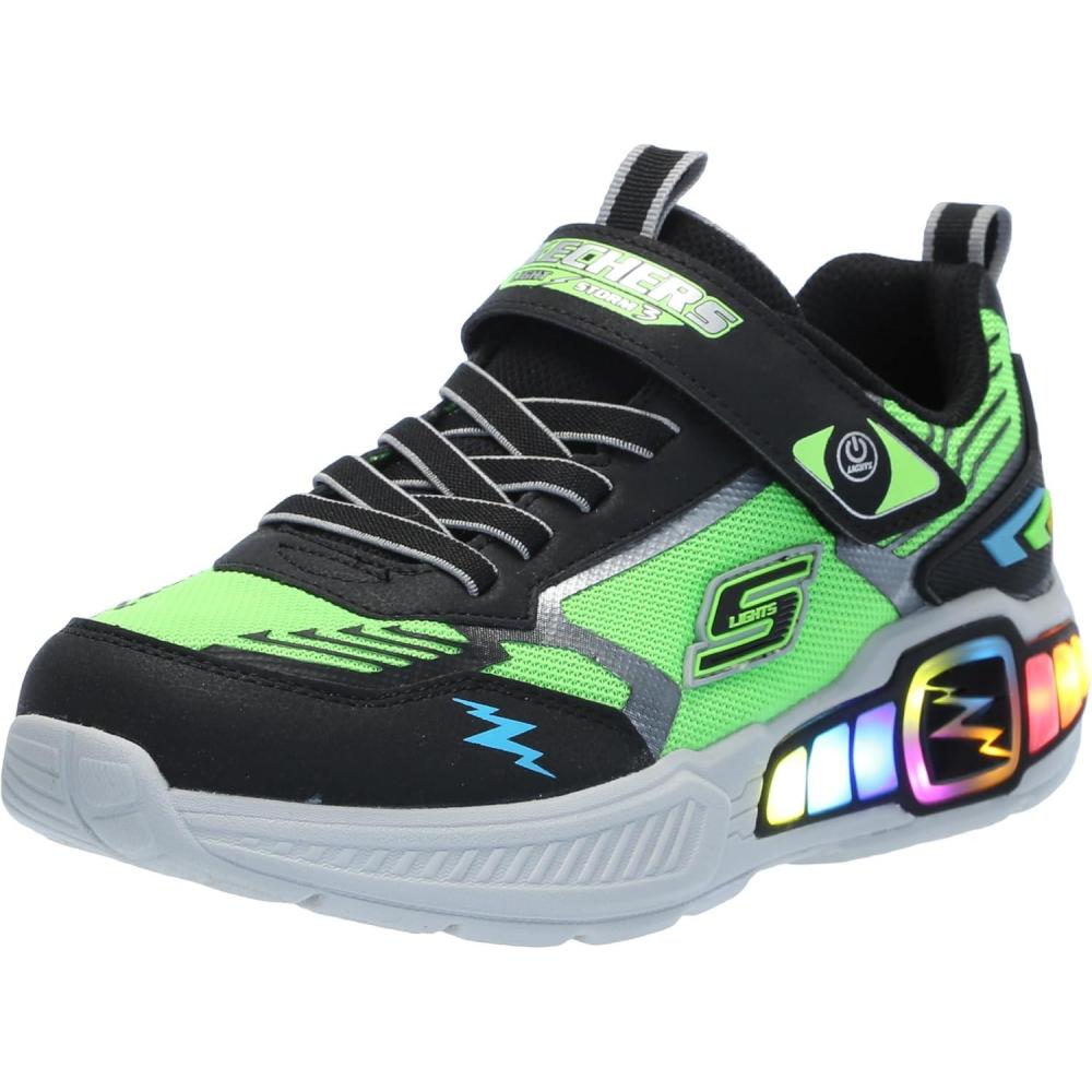 imageSkechers Boys Light Storm 3BlackLime