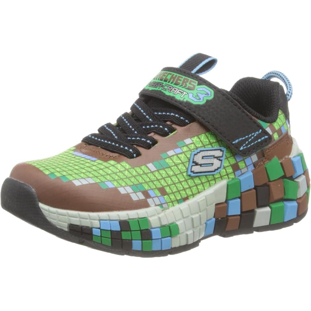 imageSkechers Boys MegaCraft 30 SneakerSneakerBrownMulti
