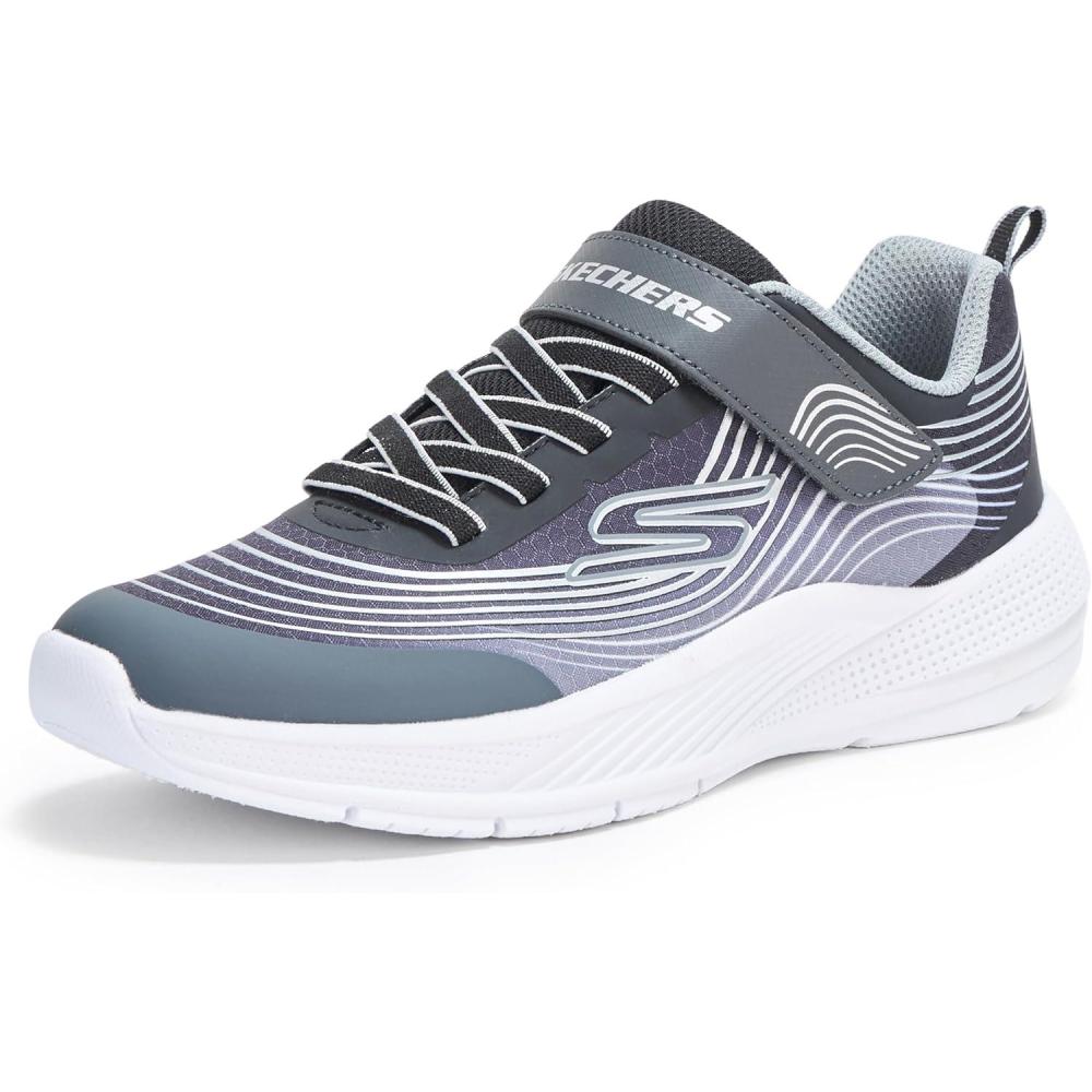 imageSkechers Boys Microspec AdvanceBlackWhite