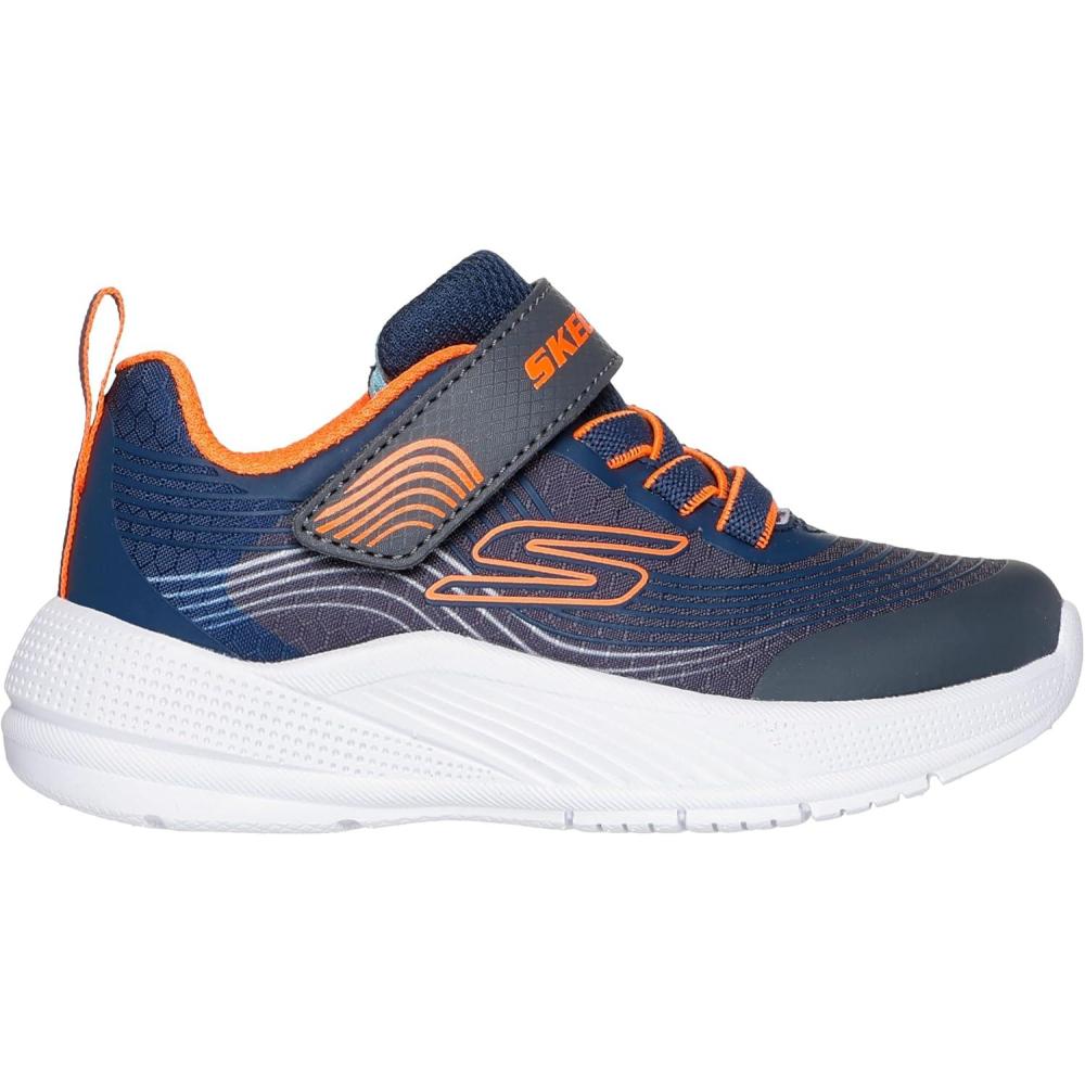 imageSkechers Boys Microspec AdvanceNavyOrange