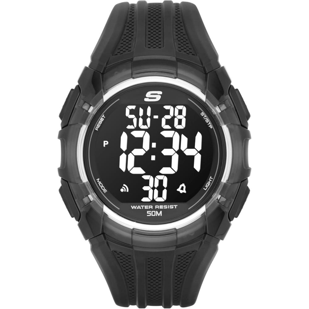 imageSkechers Digital Sports Watch for MenEl Porto Black