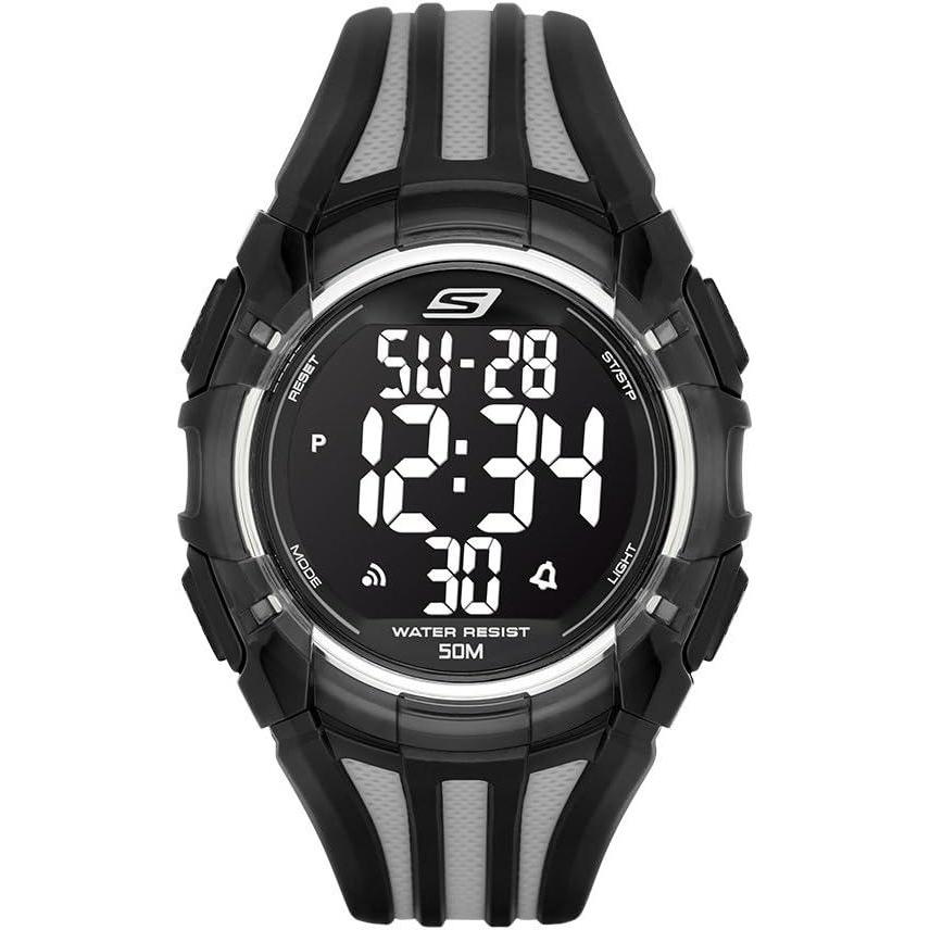 imageSkechers Digital Sports Watch for MenEl Porto BlackGrey
